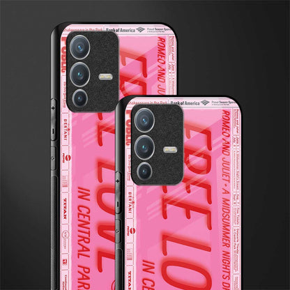 free love glass case for vivo v23 pro 5g image-2