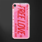 free love glass case for iphone xr image