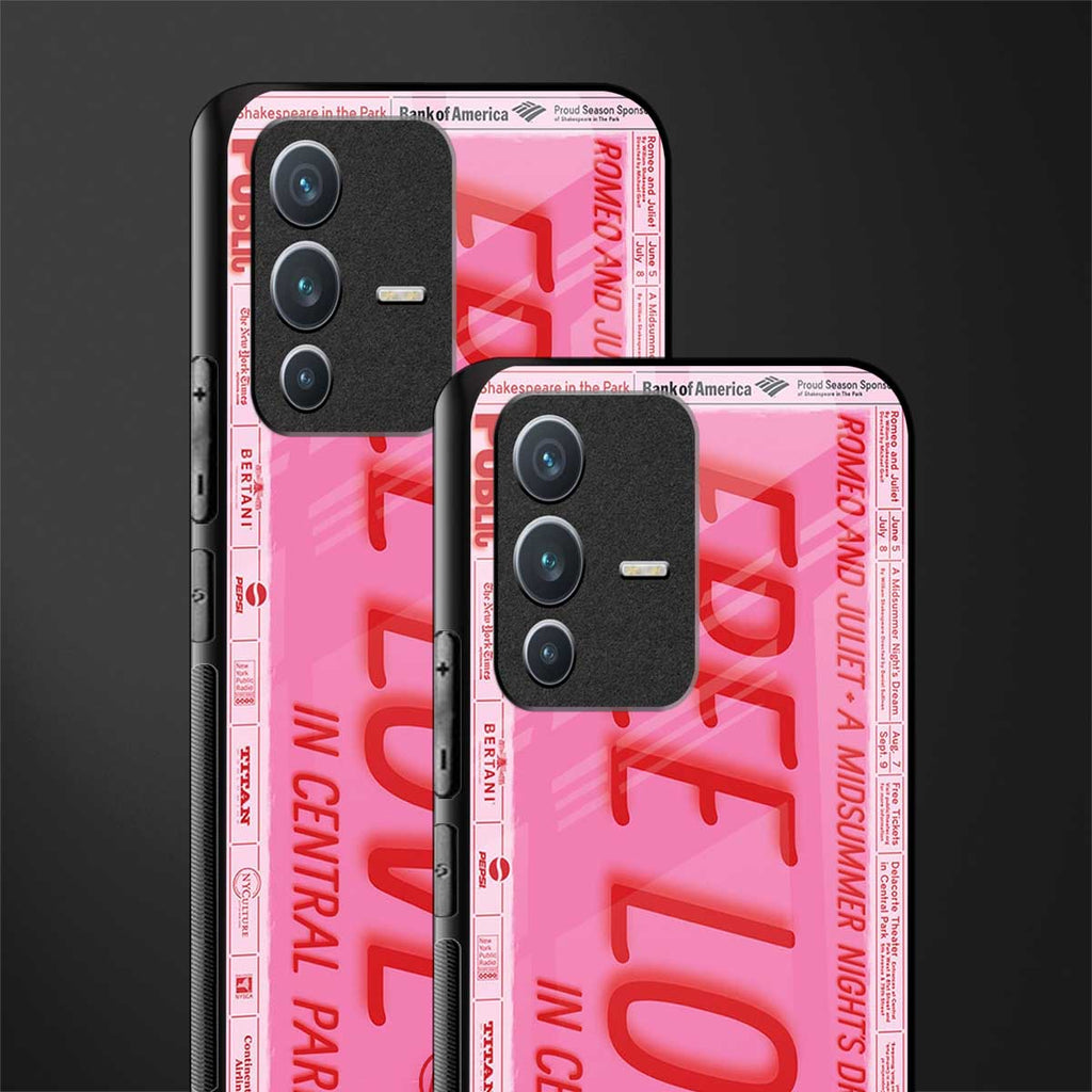 free love glass case for vivo v23 5g image-2