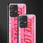 free love glass case for vivo v23 5g image-2