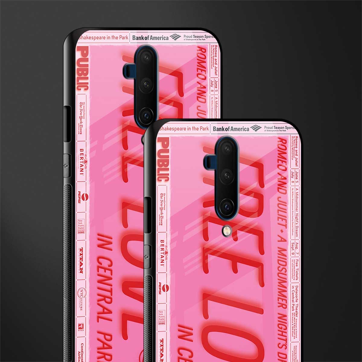 free love glass case for oneplus 7t pro image-2