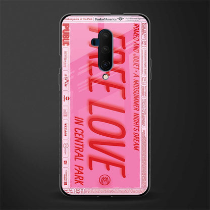 free love glass case for oneplus 7t pro image