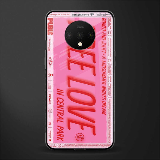 free love glass case for oneplus 7t image