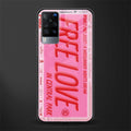 free love glass case for vivo x60 image