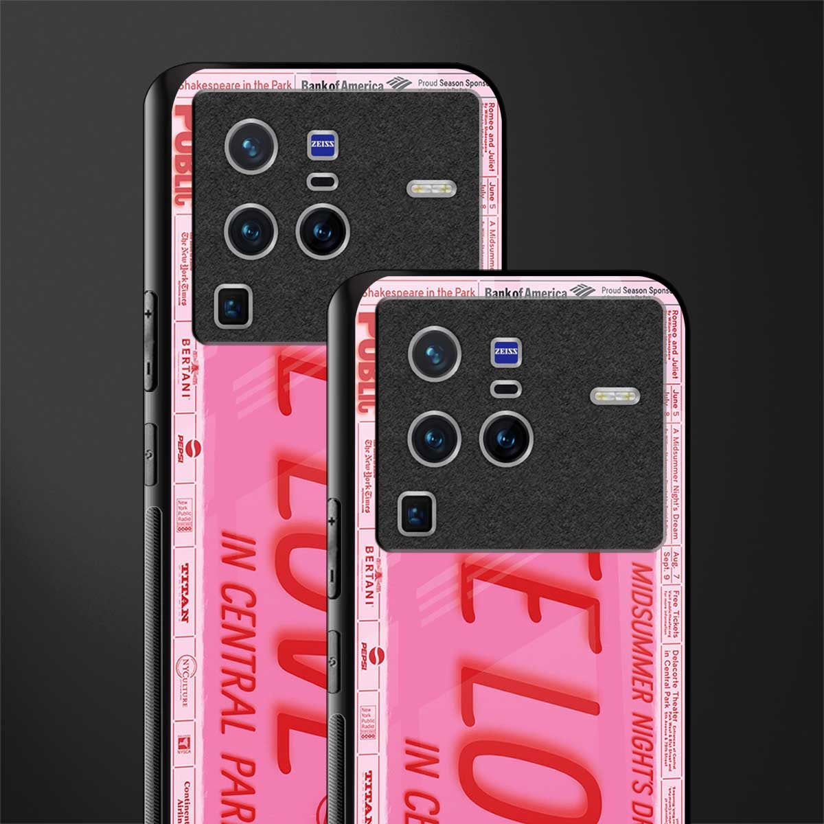 free love glass case for vivo x80 pro 5g image-2