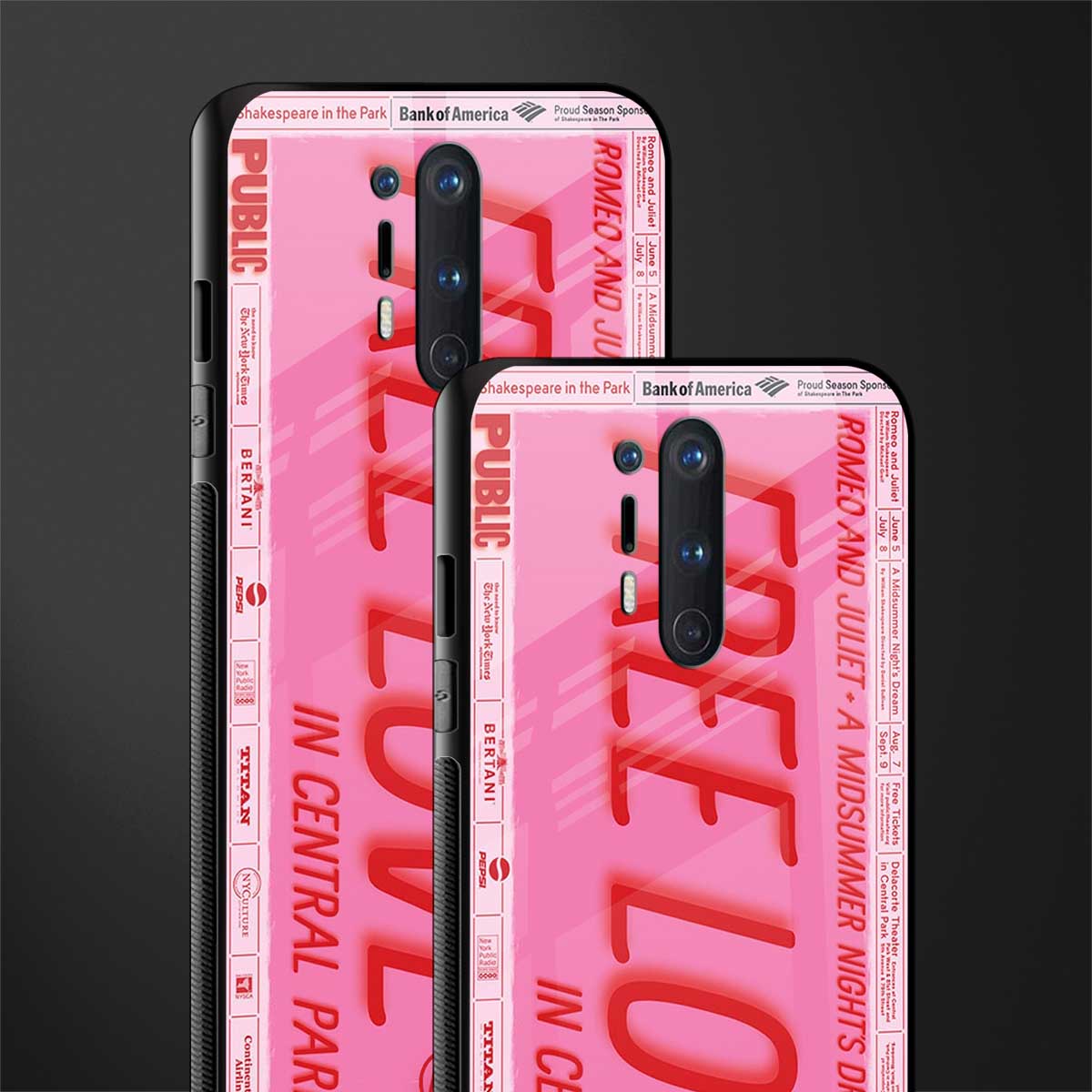 free love glass case for oneplus 8 pro image-2