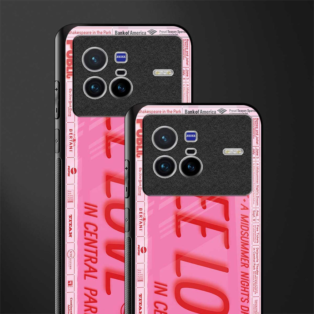 free love glass case for vivo x80 image-2