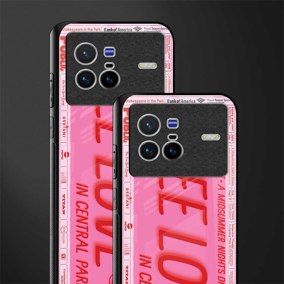 free love glass case for vivo x80 image-2