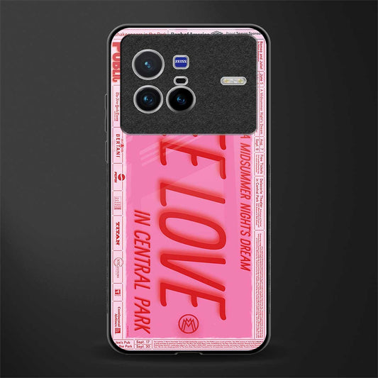 free love glass case for vivo x80 image