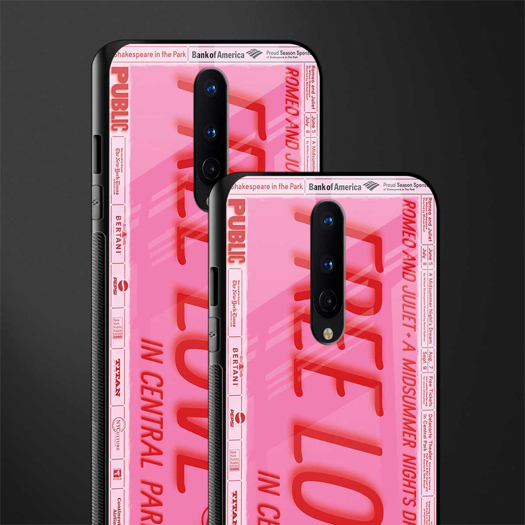 free love glass case for oneplus 8 image-2