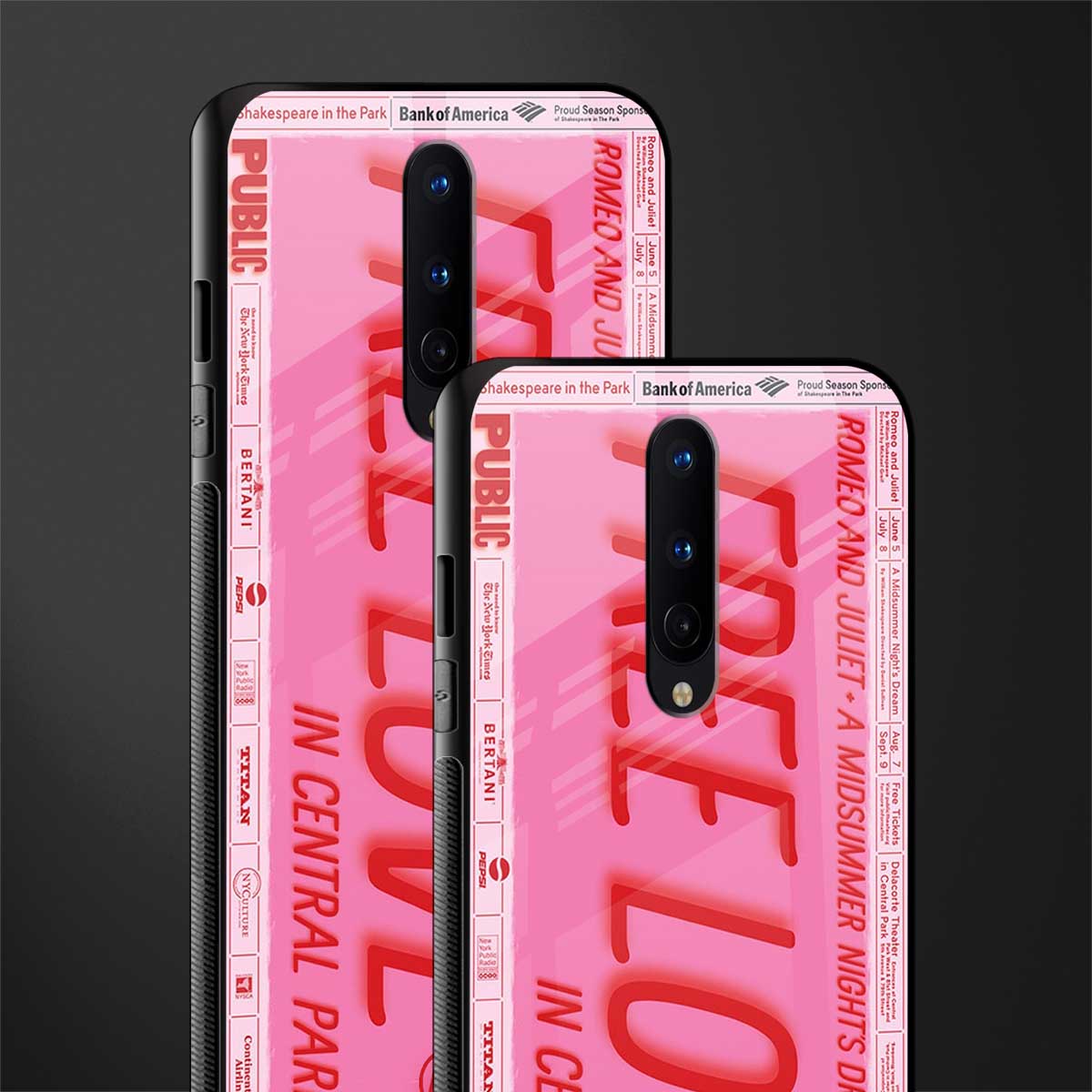 free love glass case for oneplus 8 image-2