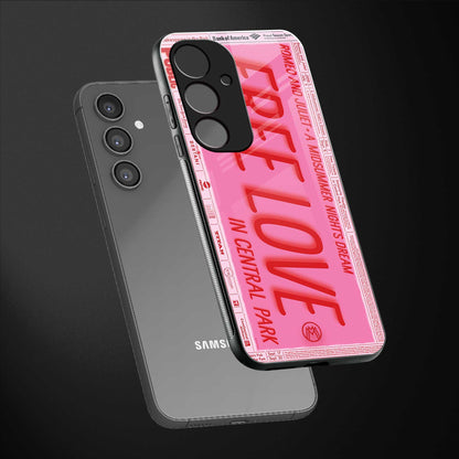 free love back phone cover | glass case for samsung galaxy s23 fe 5g