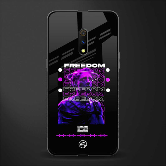 freedom glass case for realme x image