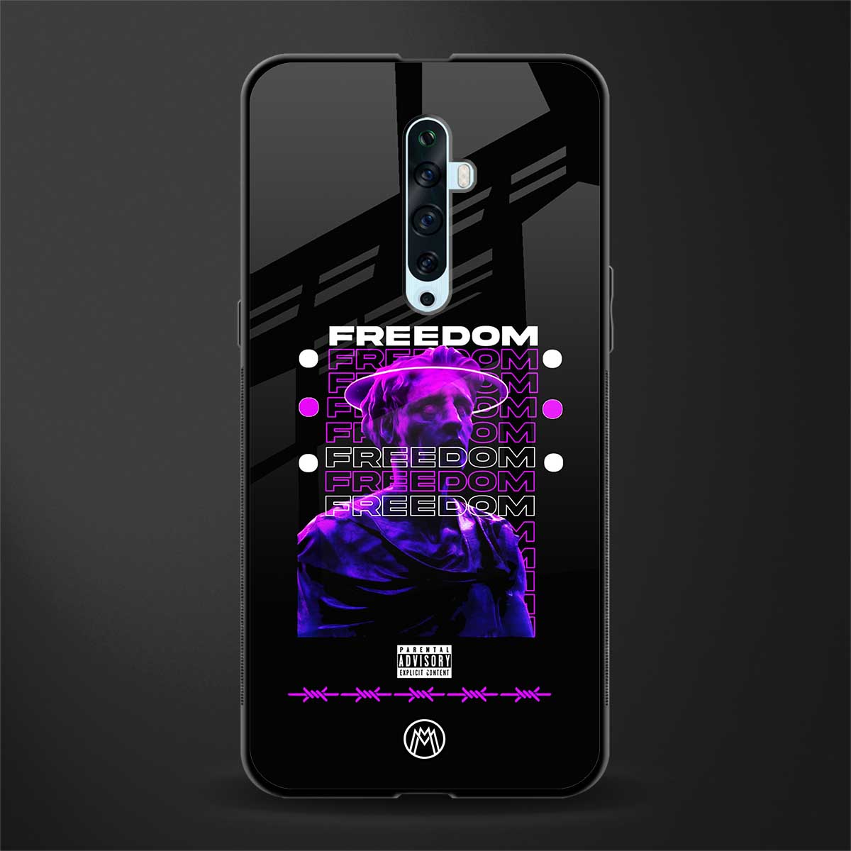 freedom glass case for oppo reno 2z image