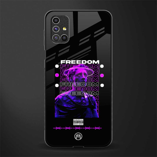 freedom glass case for samsung galaxy m51 image