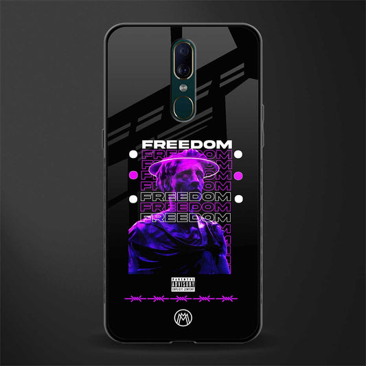 freedom glass case for oppo a9 image