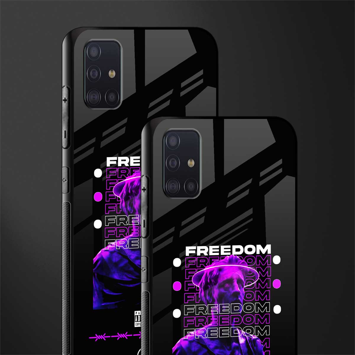 freedom glass case for samsung galaxy a71 image-2