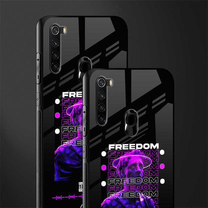 freedom glass case for redmi note 8 image-2