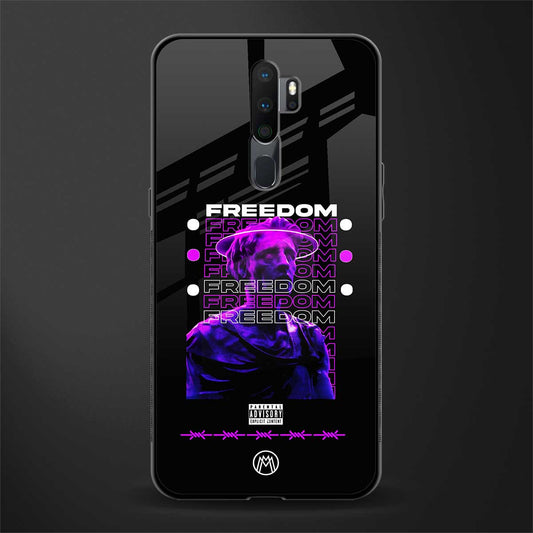 freedom glass case for oppo a9 2020 image