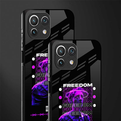 freedom glass case for mi 11 lite image-2