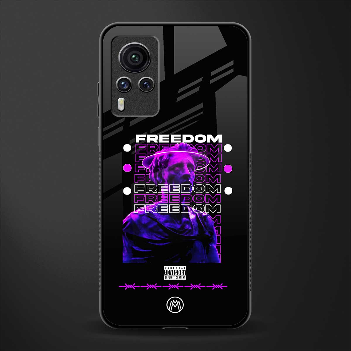 freedom glass case for vivo x60 pro image