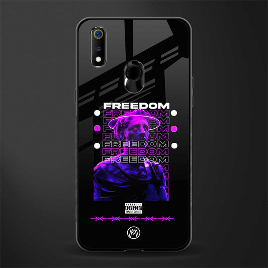 freedom glass case for realme 3 pro image