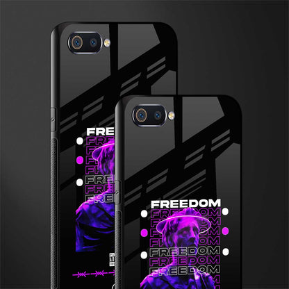 freedom glass case for oppo a1k image-2