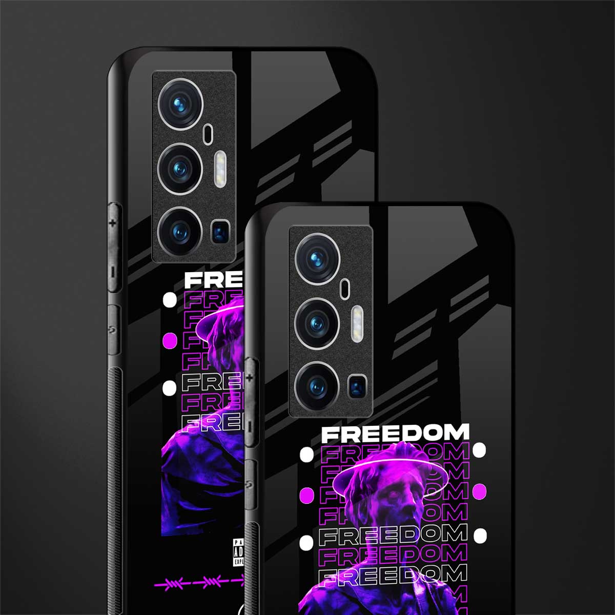 freedom glass case for vivo x70 pro plus image-2