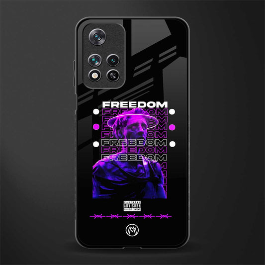 freedom glass case for poco m4 pro 5g image