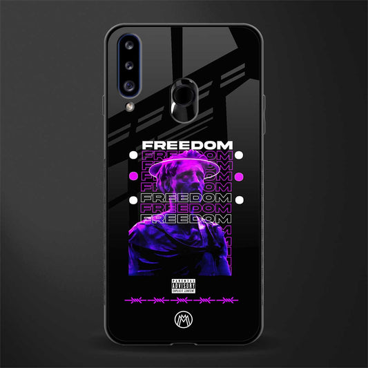 freedom glass case for samsung galaxy a20s image