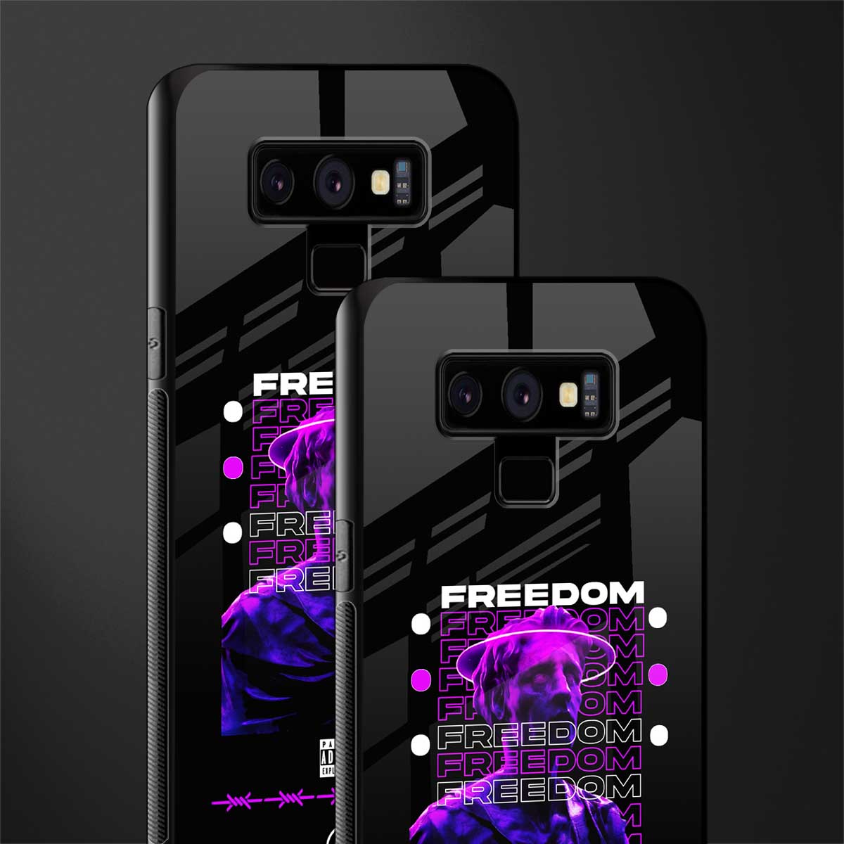 freedom glass case for samsung galaxy note 9 image-2
