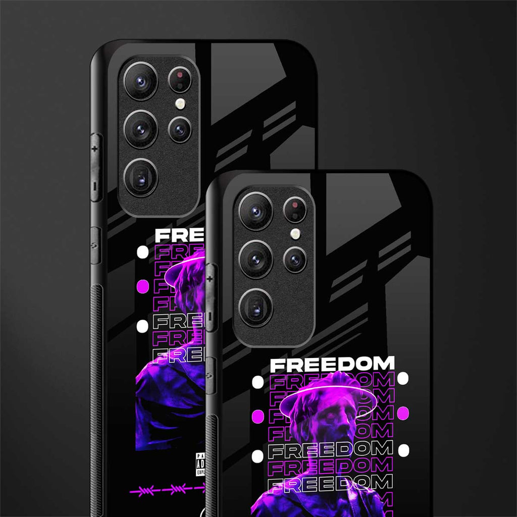 freedom glass case for samsung galaxy s22 ultra 5g image-2