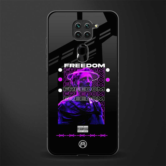 freedom glass case for redmi note 9 image