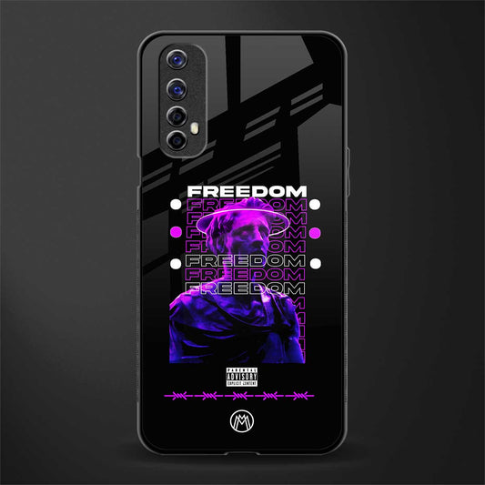 freedom glass case for realme 7 image