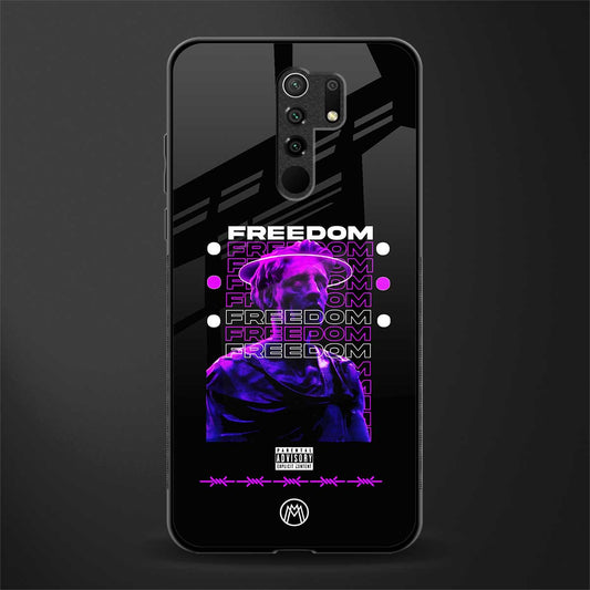 freedom glass case for redmi 9 prime image