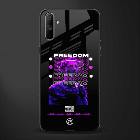 freedom glass case for realme c3 image