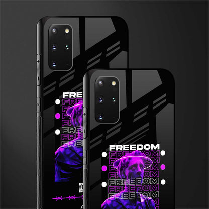 freedom glass case for samsung galaxy s20 plus image-2