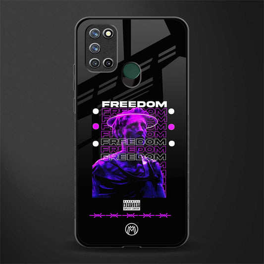 freedom glass case for realme 7i image