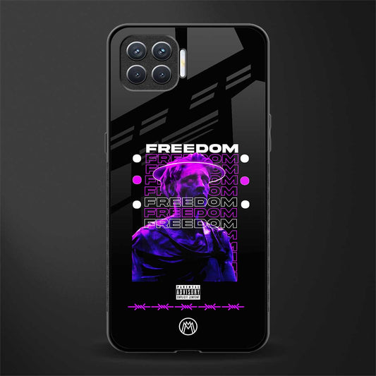 freedom glass case for oppo f17 image