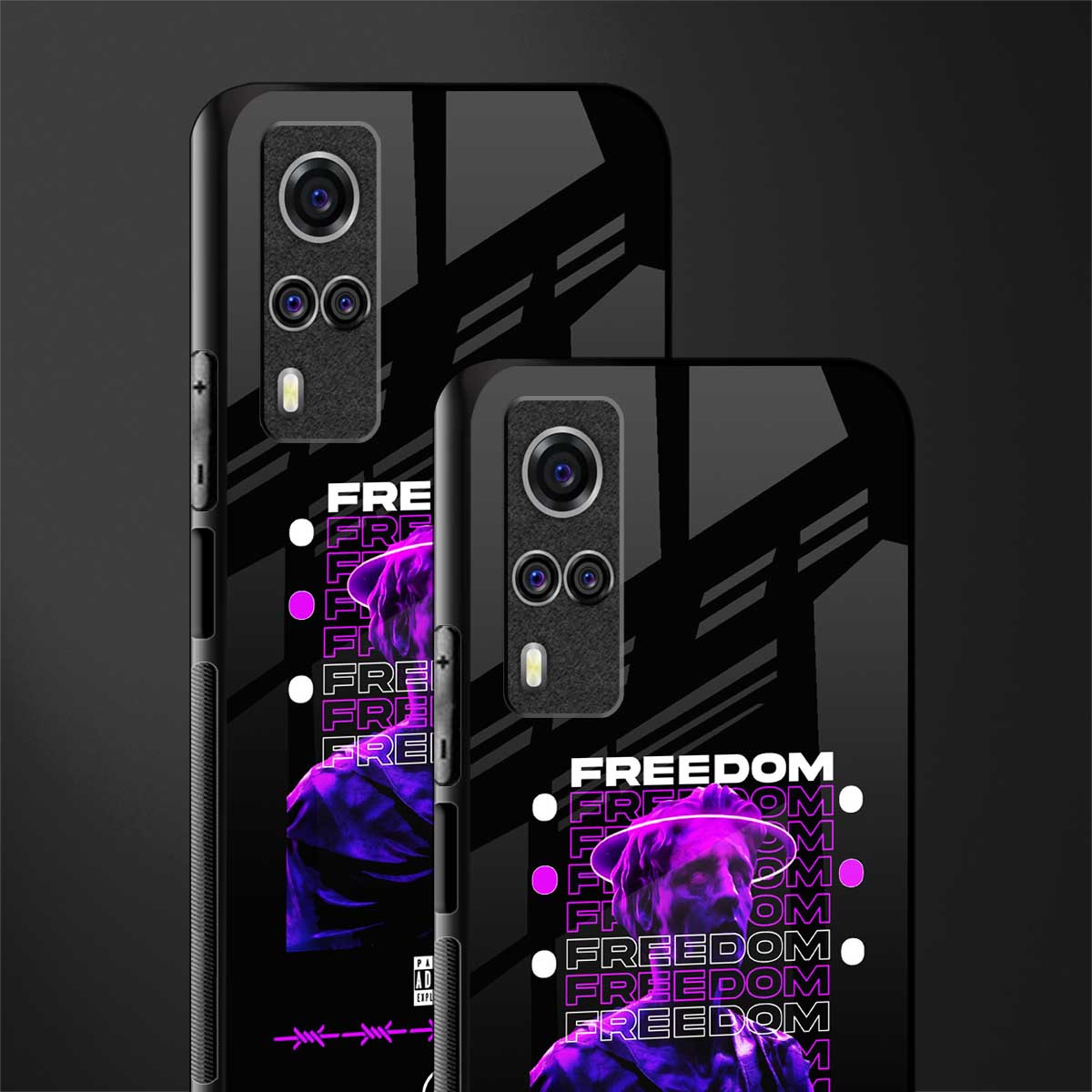 freedom glass case for vivo y51a image-2