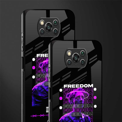 freedom glass case for poco x3 image-2