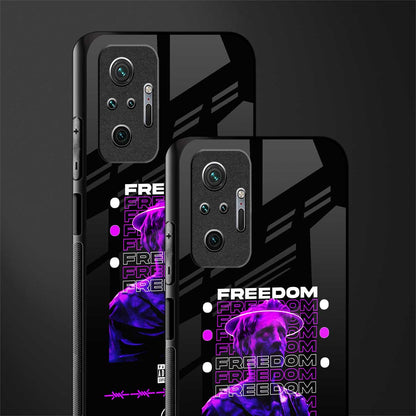 freedom glass case for redmi note 10 pro image-2