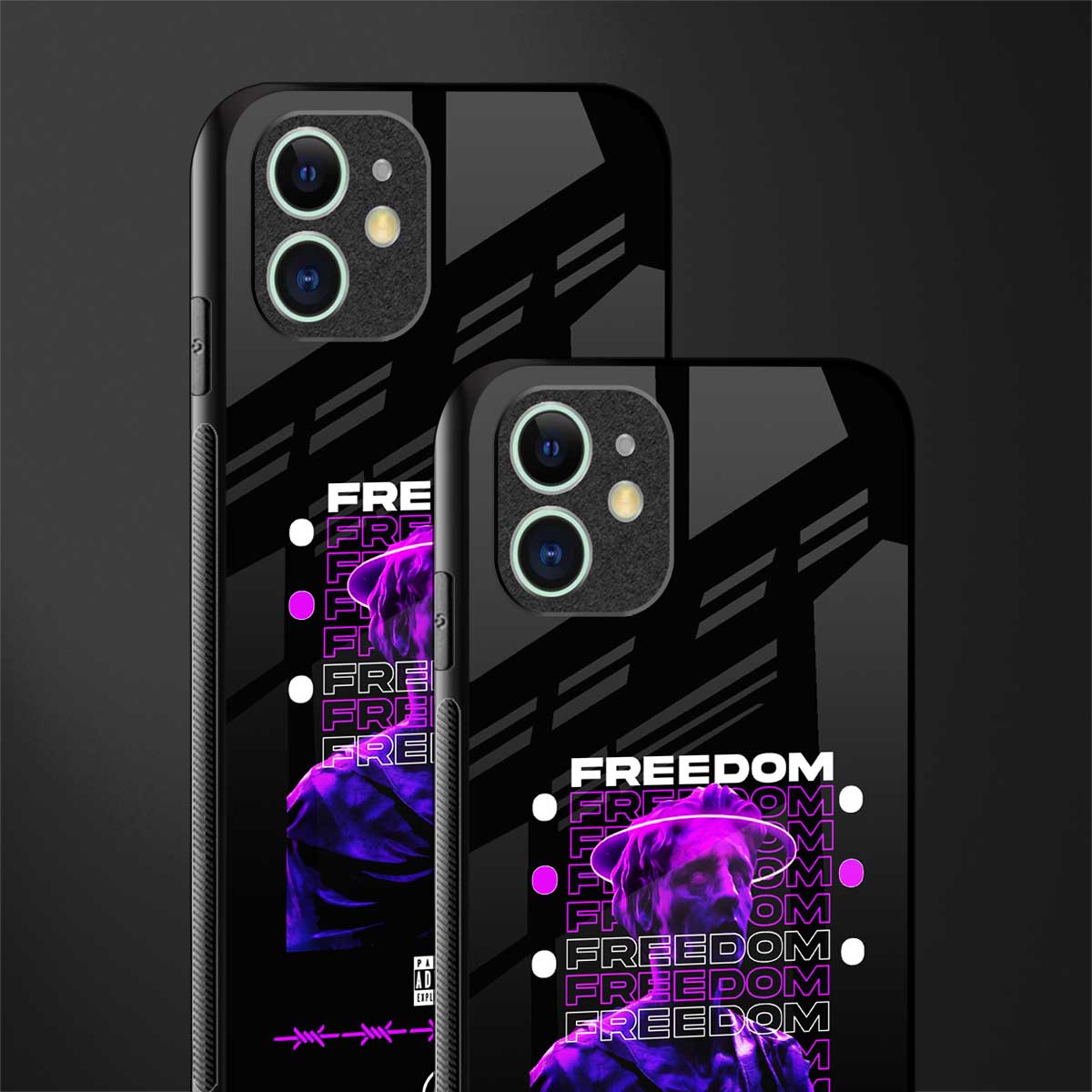 freedom glass case for iphone 11 image-2