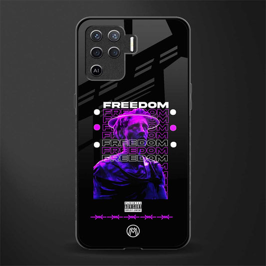 freedom glass case for oppo f19 pro image