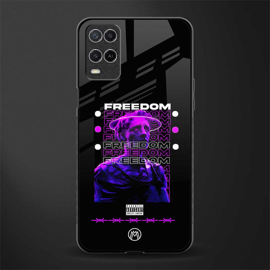 freedom glass case for oppo a54 image