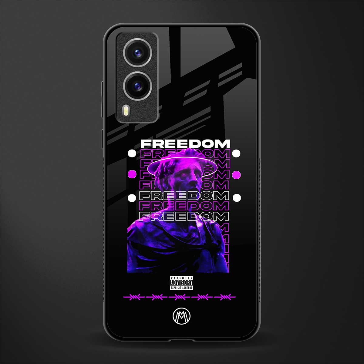 freedom glass case for vivo v21e 5g image
