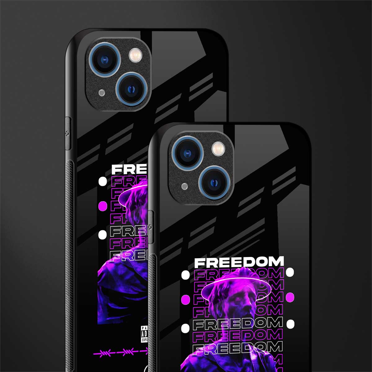 freedom glass case for iphone 13 image-2