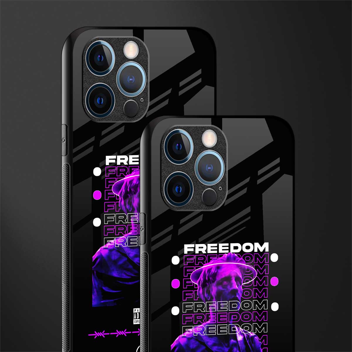 freedom glass case for iphone 14 pro image-2