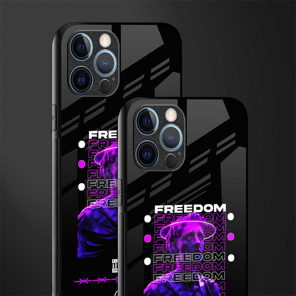 freedom glass case for iphone 12 pro max image-2