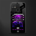 freedom back phone cover | glass case for realme narzo 50a